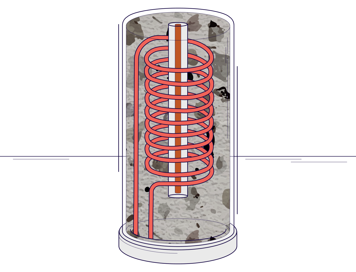 Heat cell with heat extraction